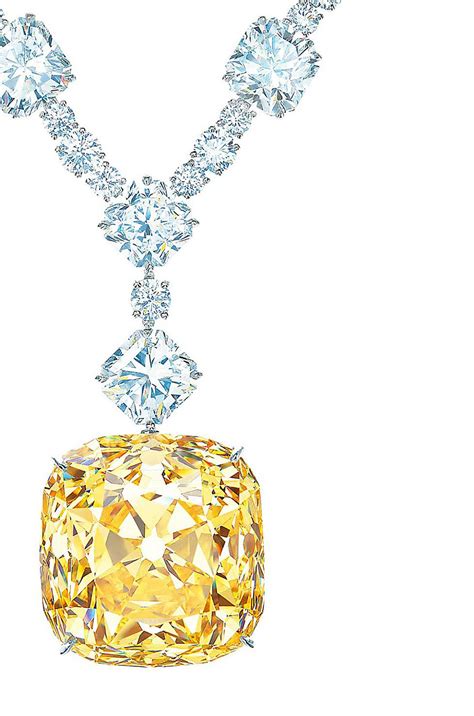 tiffany yellow diamond necklace worth